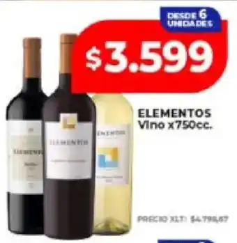 Supermayorista Vital Elementos vino oferta