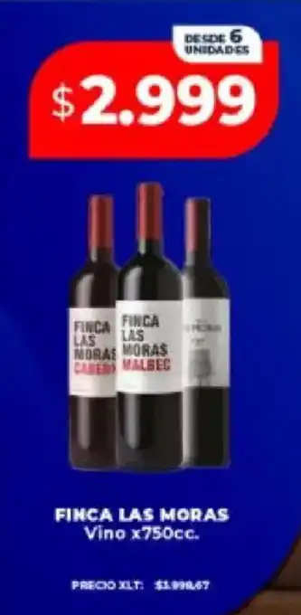 Supermayorista Vital Finca las moras vino oferta