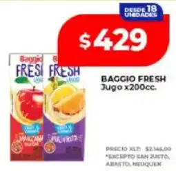 Supermayorista Vital Baggio fresh jugo oferta