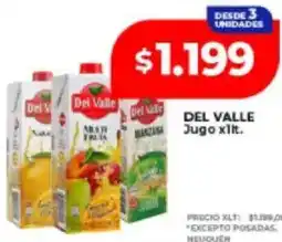 Supermayorista Vital Del valle jugo x1lt. oferta