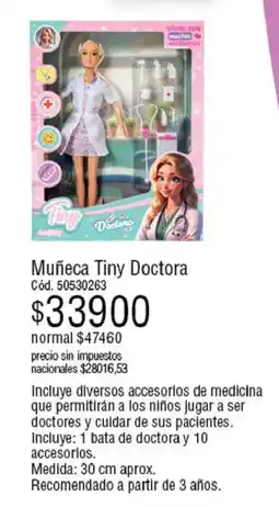 Millanel Cosmética Tiny Doctora muñeca oferta