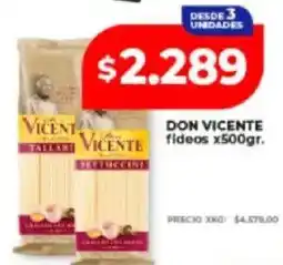 Supermayorista Vital Don vicente fideos oferta