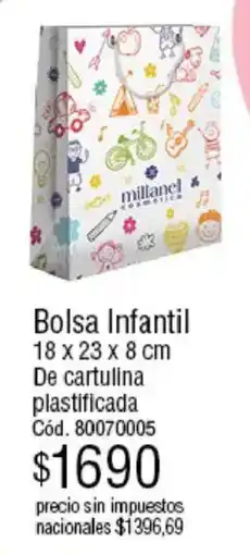 Millanel Cosmética Millanel bolsa infantil oferta