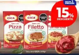 Supermayorista Vital Cica salsa lista pizza oferta
