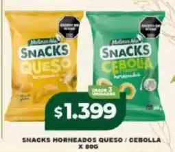 Supermayorista Vital Molinos Alda snacks queso / cebolla oferta