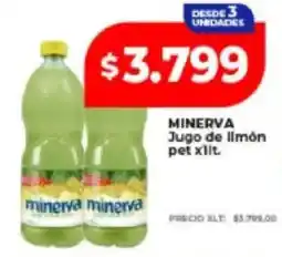 Supermayorista Vital Minerva jugo de limón oferta