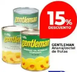 Supermayorista Vital Gentleman anana en rodajas comunes oferta