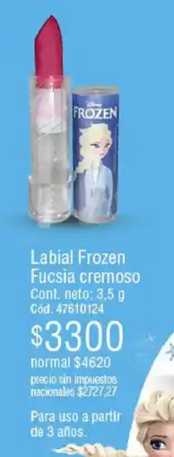 Millanel Cosmética Frozen labial fucsia cremoso oferta