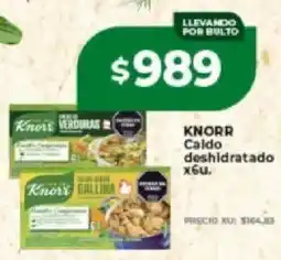 Supermayorista Vital Knorr caldo deshidratado x6u oferta