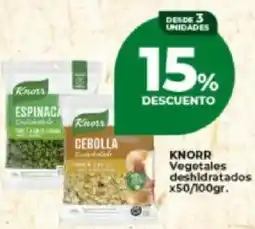 Supermayorista Vital Knorr vegetales deshidratados oferta