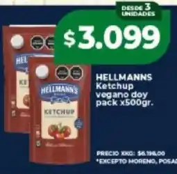Supermayorista Vital Hellmanns ketchup vegano doy oferta