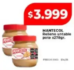 Supermayorista Vital Mantecol relleno untable oferta