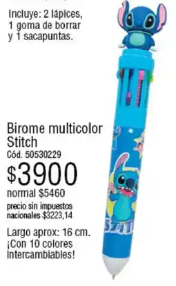 Millanel Cosmética Stitch birome multicolor oferta