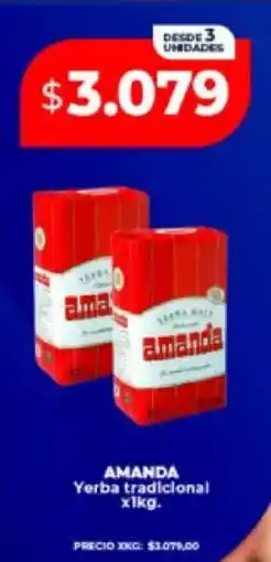 Supermayorista Vital Amanda yerba tradicional oferta