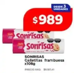 Supermayorista Vital Sonrisas galletitas frambuesa oferta