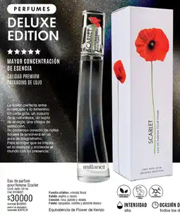 Millanel Cosmética Millanel scarlet eau de parfum pour femme oferta