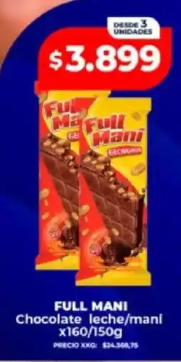 Supermayorista Vital Full mani chocolate leche/mani oferta