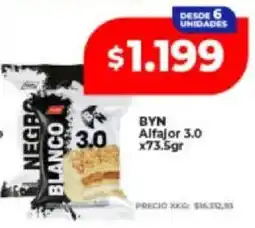 Supermayorista Vital Byn alfajor 3.0 oferta
