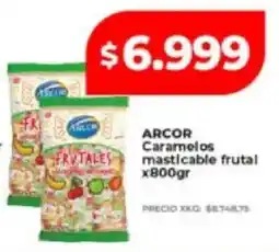Supermayorista Vital Arcor caramelos masticables frutal oferta