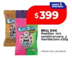 Supermayorista Vital Bull dog pastillas mix sand/manzana y mandar/uvay oferta