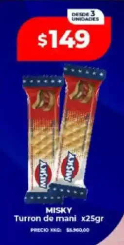 Supermayorista Vital Misky turron de mani oferta