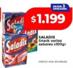 Supermayorista Vital Saladix snack varios sabores oferta