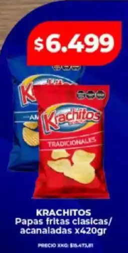 Supermayorista Vital Krachitos papas fritas clasicas/acanaladas oferta