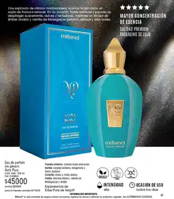 Millanel Cosmética Millanel aura pura eau de parfum oferta