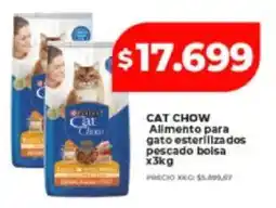 Supermayorista Vital Cat chow alimento para gato esterilizados pescado oferta