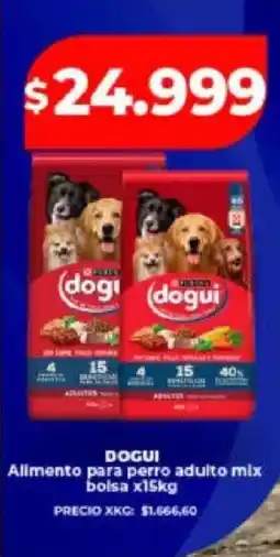 Supermayorista Vital Dogui alimento para perro adulto mix oferta