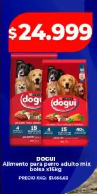 Supermayorista Vital Dogui alimento para perro adulto mix oferta