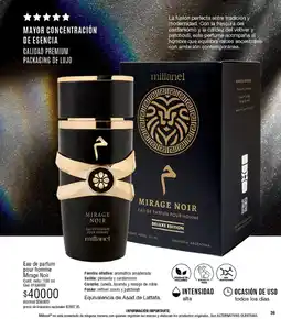 Millanel Cosmética Millanel mirage noir oferta