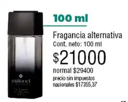 Millanel Cosmética millancl fragancia alternativa oferta