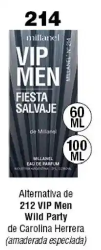Millanel Cosmética millanel vip men fiesta salvaje oferta