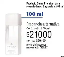 Millanel Cosmética Millanel fragancia alternativa oferta