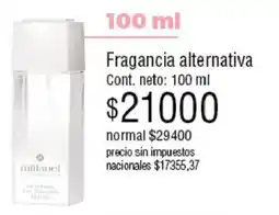 Millanel Cosmética Millanel fragancia alternativa oferta