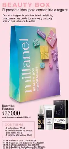 Millanel Cosmética millanel beauty box fragrances oferta