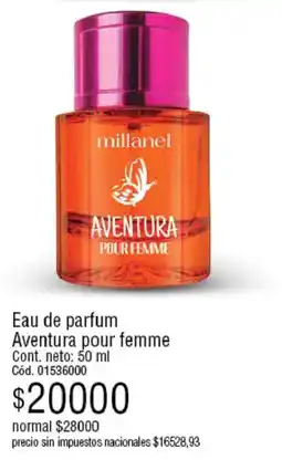 Millanel Cosmética Millanel aventura pour femme oferta