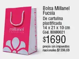 Millanel Cosmética Millanel bolsa fucsia oferta