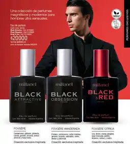 Millanel Cosmética millanel black attractive for men oferta