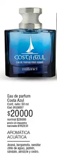 Millanel Cosmética Costa azul eau de parfum oferta