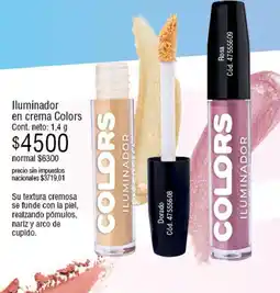 Millanel Cosmética Colors iluminador en crema oferta