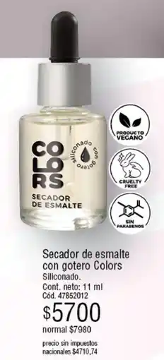Millanel Cosmética Colors secador de esmalte con gotero oferta