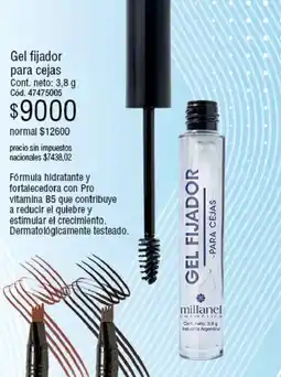 Millanel Cosmética Millanel gel fijador para cejas oferta
