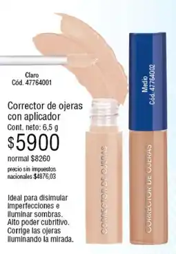 Millanel Cosmética Corrector de ojeras con aplicador oferta