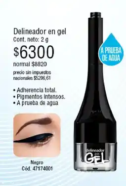 Millanel Cosmética Pete delineador en gel oferta
