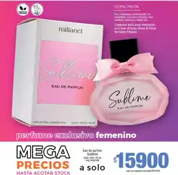 Millanel Cosmética millanel sublime eau de parfum oferta