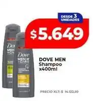 Supermayorista Vital Dove - men + care shampoo oferta