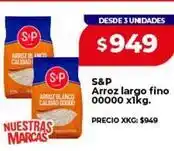 Supermayorista Vital S&p - arroz largo fino 00000 x1kg oferta