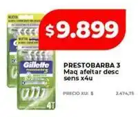 Supermayorista Vital Gillette - prestobarba 3 maq afeitar desc sens oferta